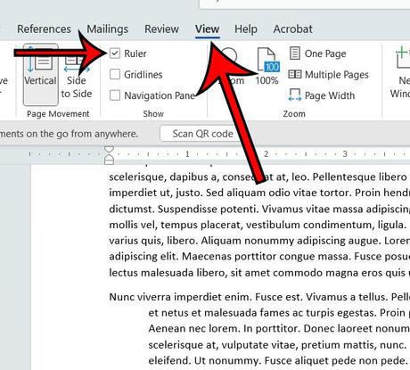 How to show vertical ruler in Google Docs