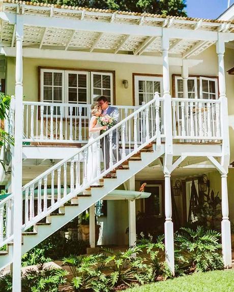 best wedding venues in hawaii trees stairs
