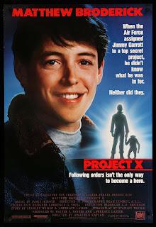 #2,886. Project X (1987) - Jonathan Kaplan Triple Feature