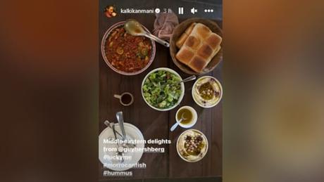 “Lucky Me,” Says Kalki Koechlin While Enjoying Meal Cooked By Partner Guy Hershberg fh02bcfg