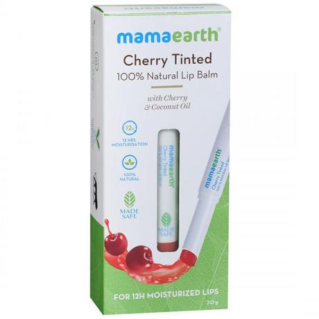 5 Best natural lip balms that you need to try today mamaearth cherry tinted lip balm