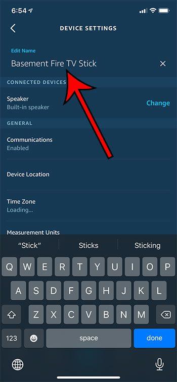 How to Rename Amazon Fire TV Stick from iPhone