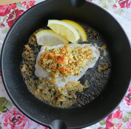 BAKED HADDOCK WITH BUTTERY CRACKER TOPPING