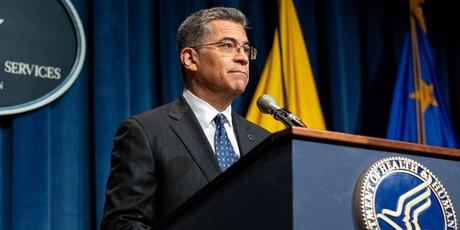 Biden administration partially rescinds Trump 'conscience' health care proposal 14 Xavier Becerra, secretary of Health and Human Services, speaks during a news conference at the HHS headquarters in Washington, D.C., June 28, 2022.