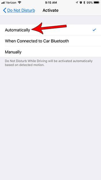 How to Automatically Enable Do Not Disturb While Driving on iPhone 7