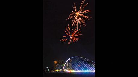 Fireworks at Port City
