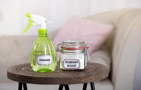 Vinegar and baking soda