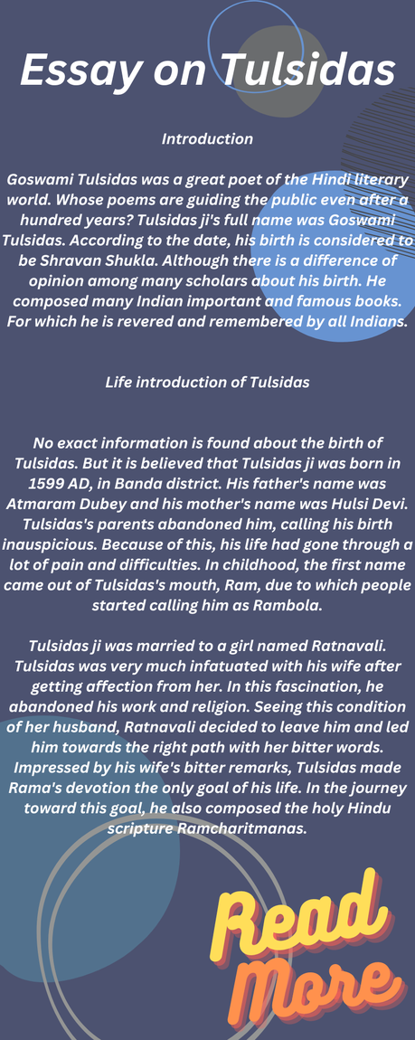 essay on Tulsidas essay on Tulsidas