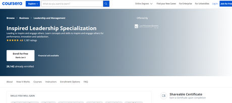 Course Inspired Leadership