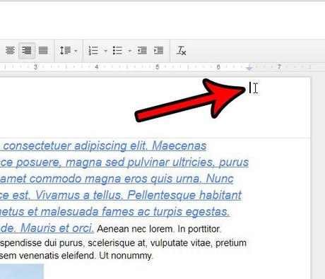 How to get rid of the header in Google Docs