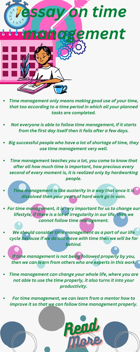 10 line essay on time management 10 line essay on time management