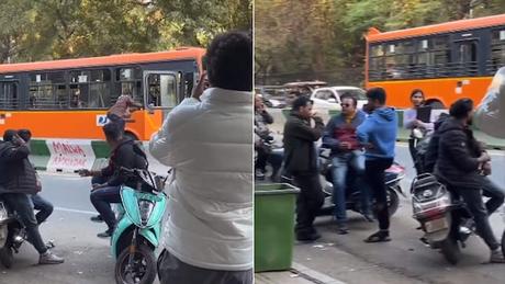 Watch: Delhi Driver Stops Bus In The Middle Of Busy Road For A Cup Of Tea