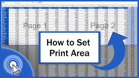 Print Area in Excel/How to Change the Print Area in Excel Print Area in Excel/How to Change the Print Area in Excel