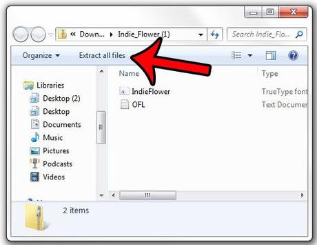 Windows 7 Font Installation Guide
