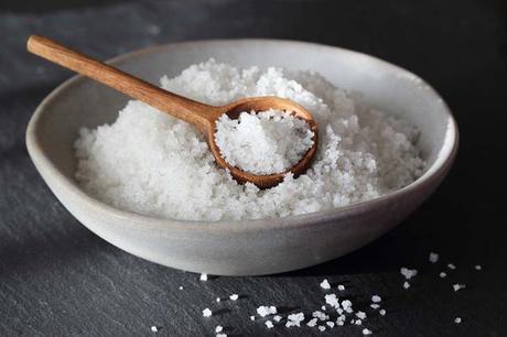 bowl filled with salt