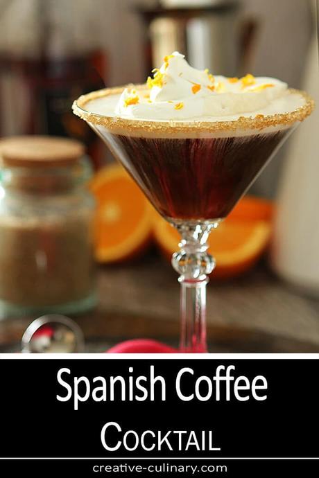 Spanish Coffee Cocktail with Brandy