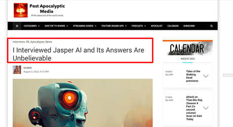 I Interviewed Jasper AI and Its Answers Are Unbelievable