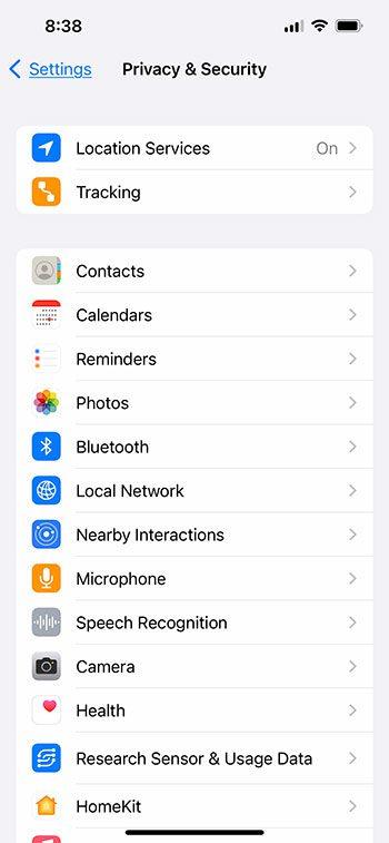 What happens if I reset location and privacy settings on iPhone 11?