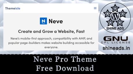 Neve Pro Theme Free Download