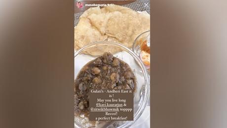 After Anushka Sharma, Masaba Gupta Finds “The Best Chhole Bhature” In Bombay