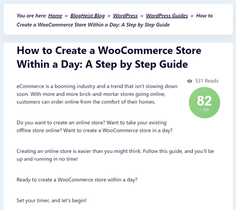 create a woo store