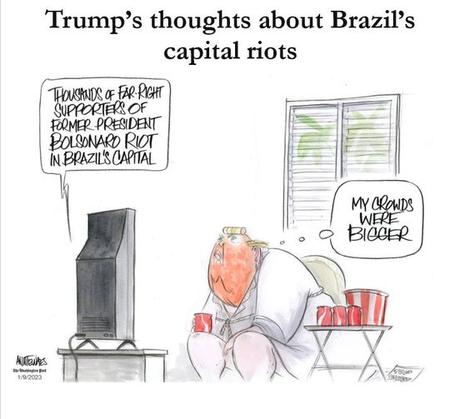 Trump's Thoughts On Brazil Riots