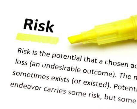 the word risk shown in a dictionary and defined - highlighting the importance of insurance for tradespeople