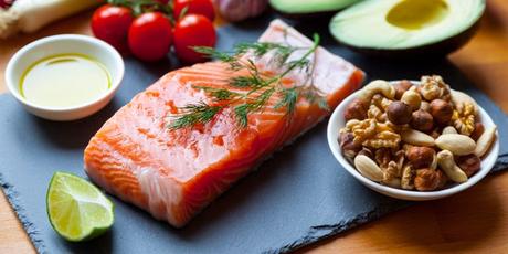 One recommended diet is the Mediterranean diet, which stresses eating fruits, vegetables, whole grains, nuts, legumes, fish and a high amount of olive oil.