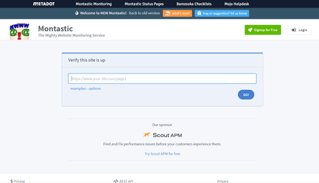 Montastic - Is Website Down? 10 Tools to Check Your Website 