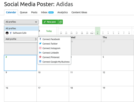 Semrush Social Media Poster example