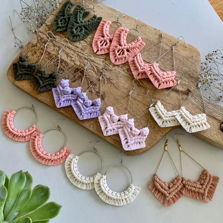 DIY Therapy: How to make macrame earrings? (Inspo at the bottom)