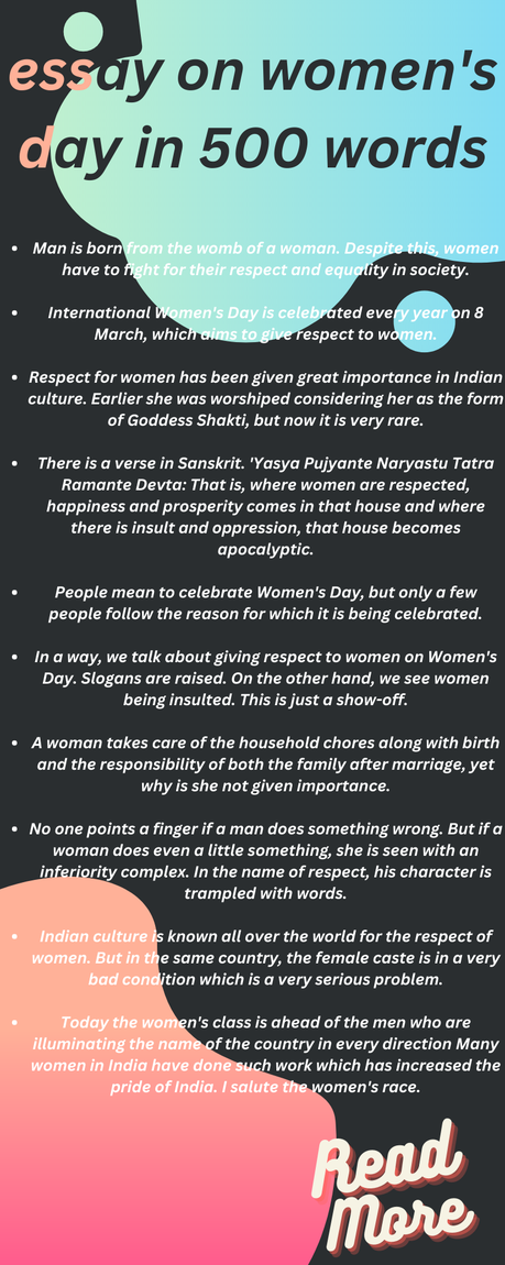 essay on women's day