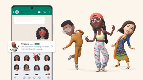 Create an avatar on WhatsApp