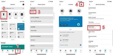 How to set up Alexa on Amazon Echo - change wake word