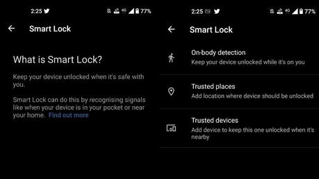 Google smart lock