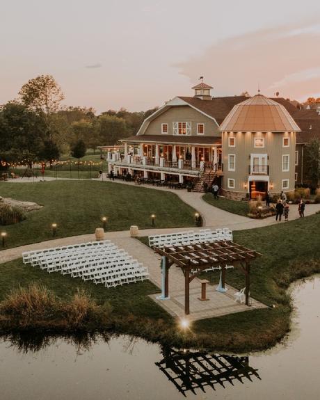 best wedding venues in new jersey outdoor pond