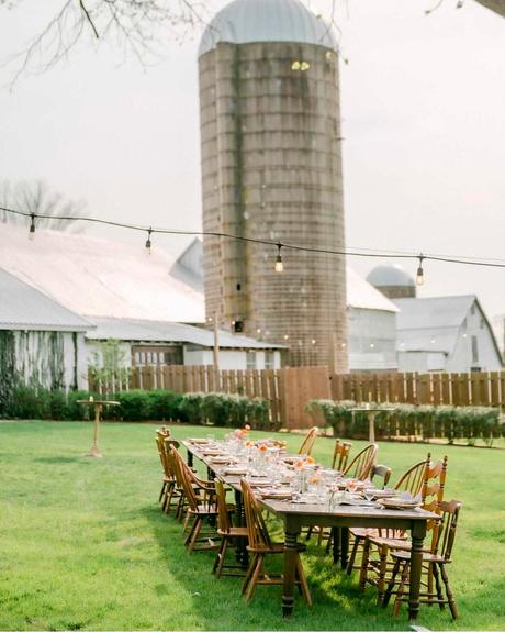 best wedding venues in new jersey outdoor table setting