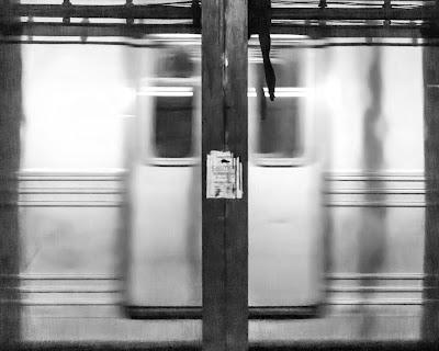 Moving, the C Train at 103rd