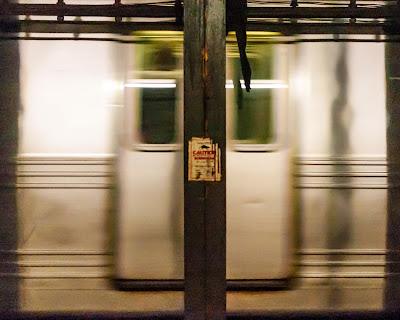 Moving, the C Train at 103rd