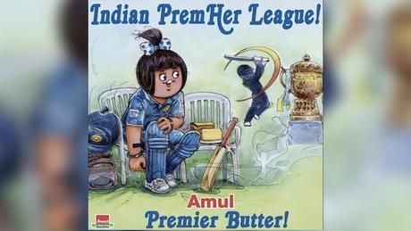 “Indian PremHer League”: Amul Celebrates Womens IPL With New Topical