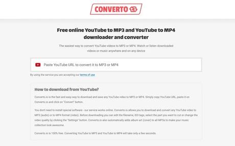 Converto Free Online YouTube Video Download Tool Can Convert MP4, MP3