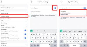 How to add signature in Gmail