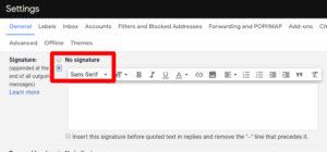 How to add signature in Gmail