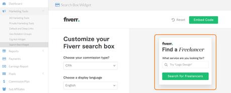 fiverr search bar