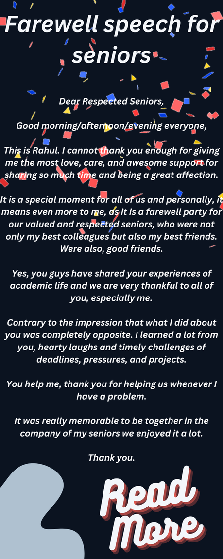 speech on farewell party by students speech on farewell party by students