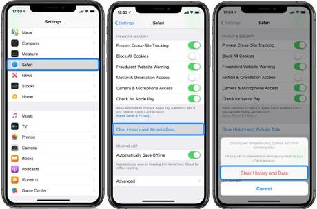 Clearing Cache in Safari/How to Delete Cache