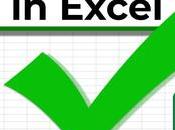Excel Check Mark Insertion Instructions.