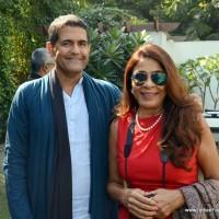 AD Singh with Rashmi Uday Singh