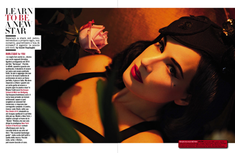 Dita von Teese by Greg Lotus for Vogue Italia November 2013 