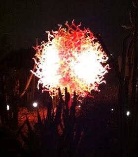 CHIHULY GLASS SCULPTURES, Desert Botanical Garden, Phoenix, Arizona, Guest Post by Cathy Bonnell